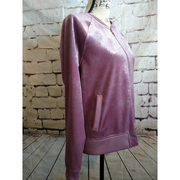 Juicy Couture Y2K Velour 90s  Warm Up Jacket  Zip - Picture 3 of 5